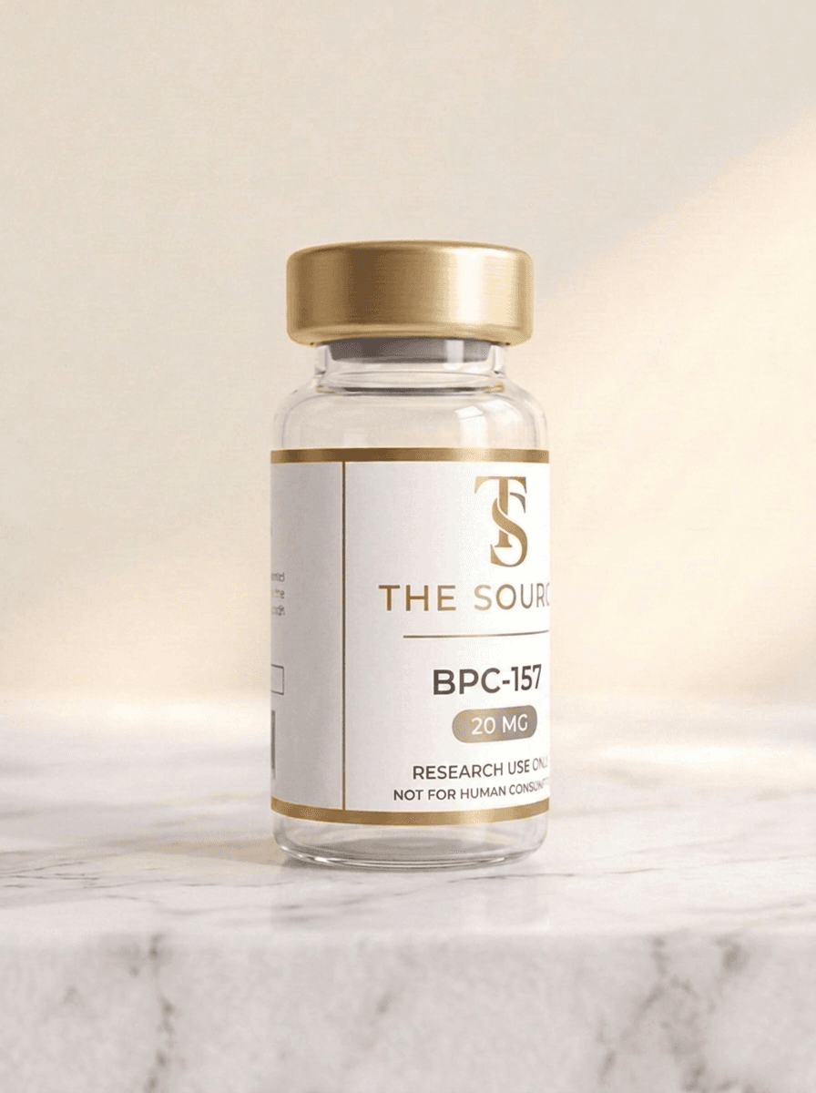 BPC-157 20mg — three-quarter view