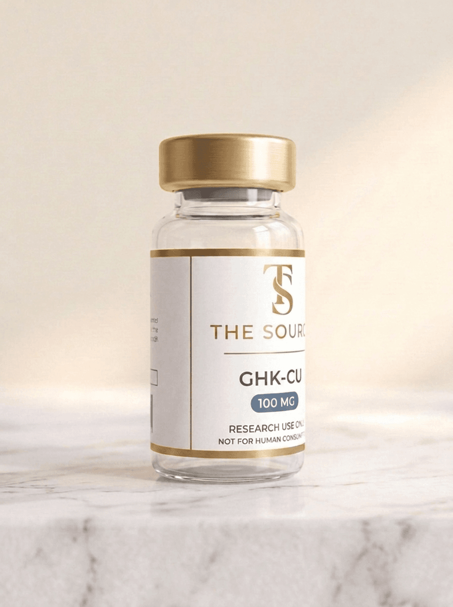 GHK-CU 100mg — three-quarter view