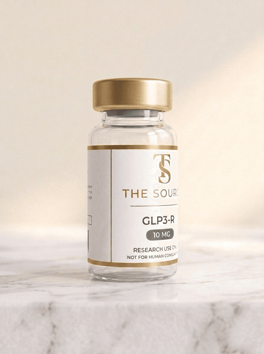 GLP3-R 10mg — three-quarter view