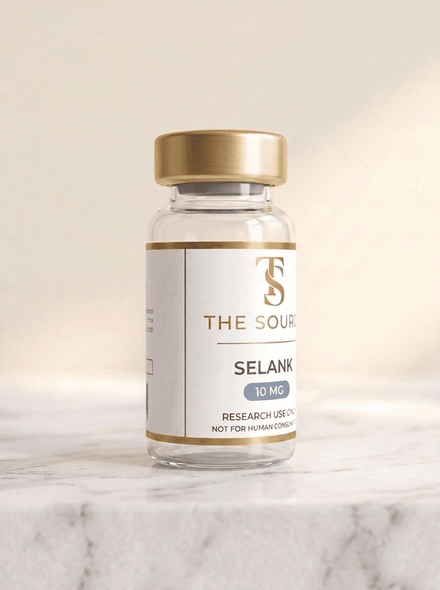 Selank 10mg — three-quarter view