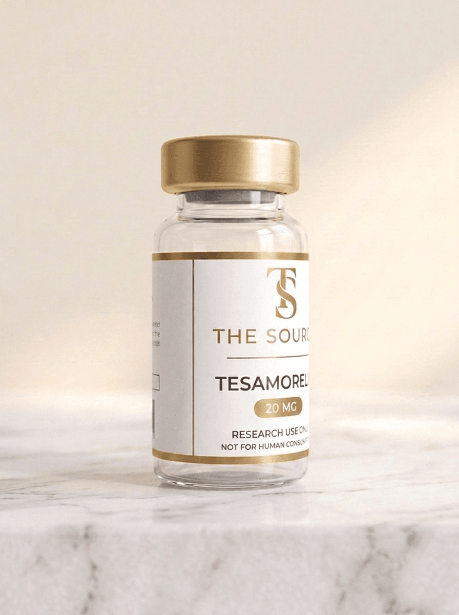 Tesamorelin 20mg — three-quarter view