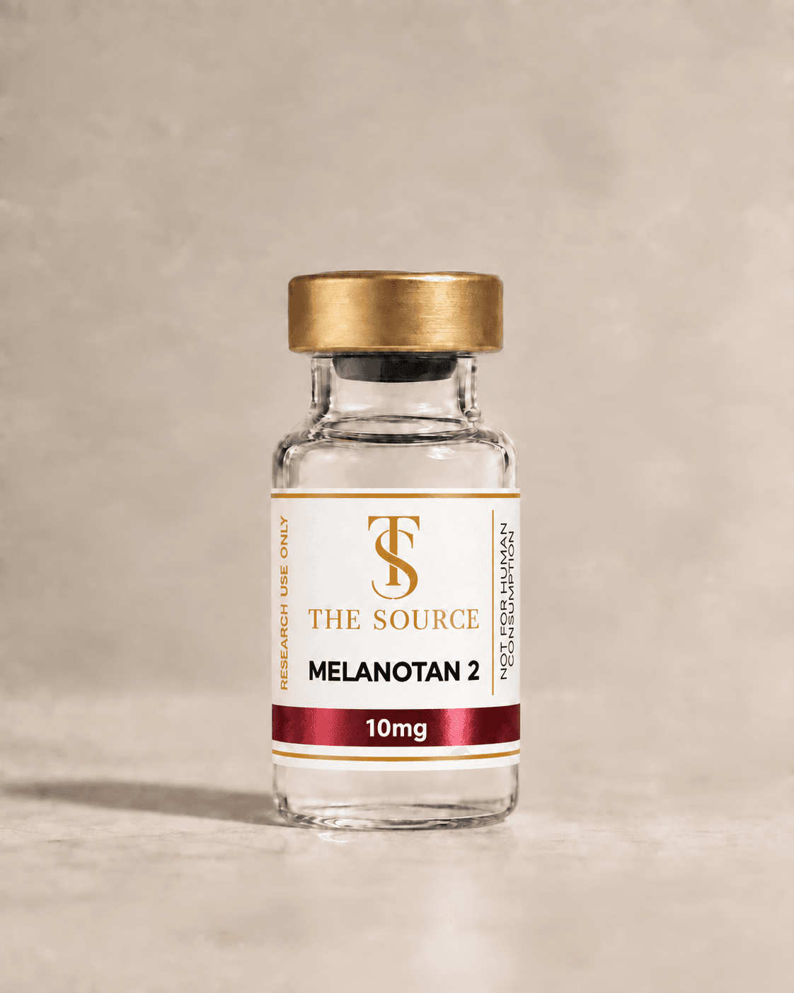 Melanotan 2, 10mg, The Source gold-capped vial