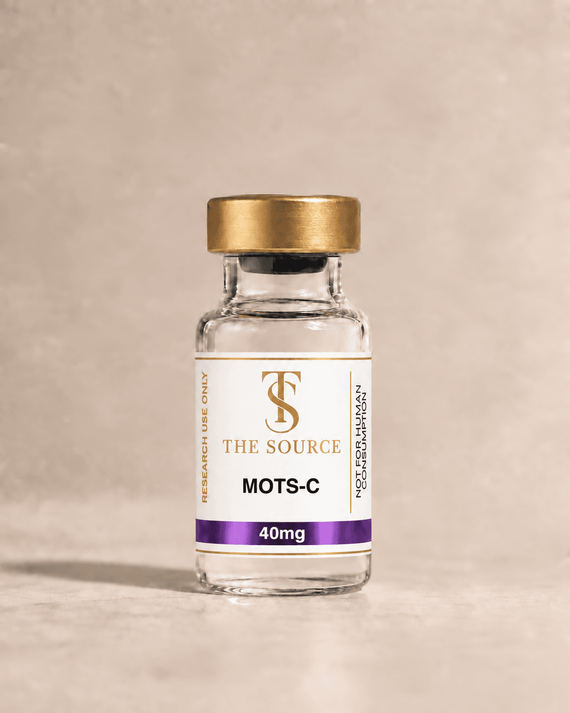 MOTS-C, 40mg, The Source gold-capped vial