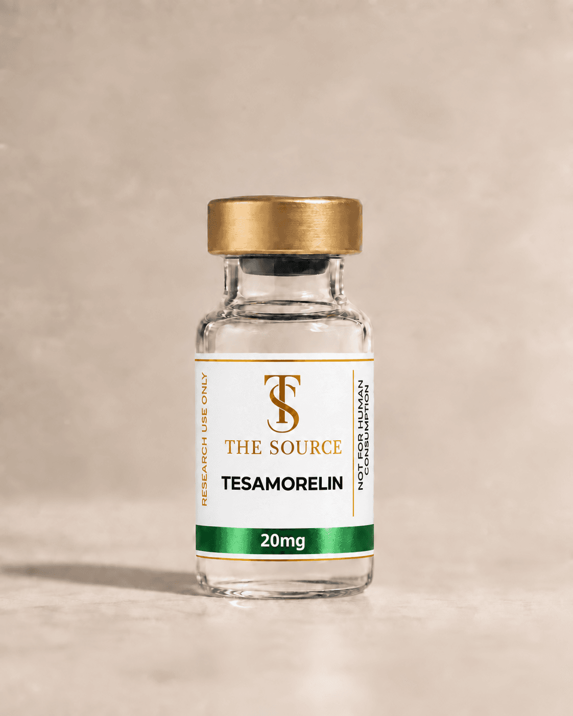 Tesamorelin, 20mg, The Source gold-capped vial