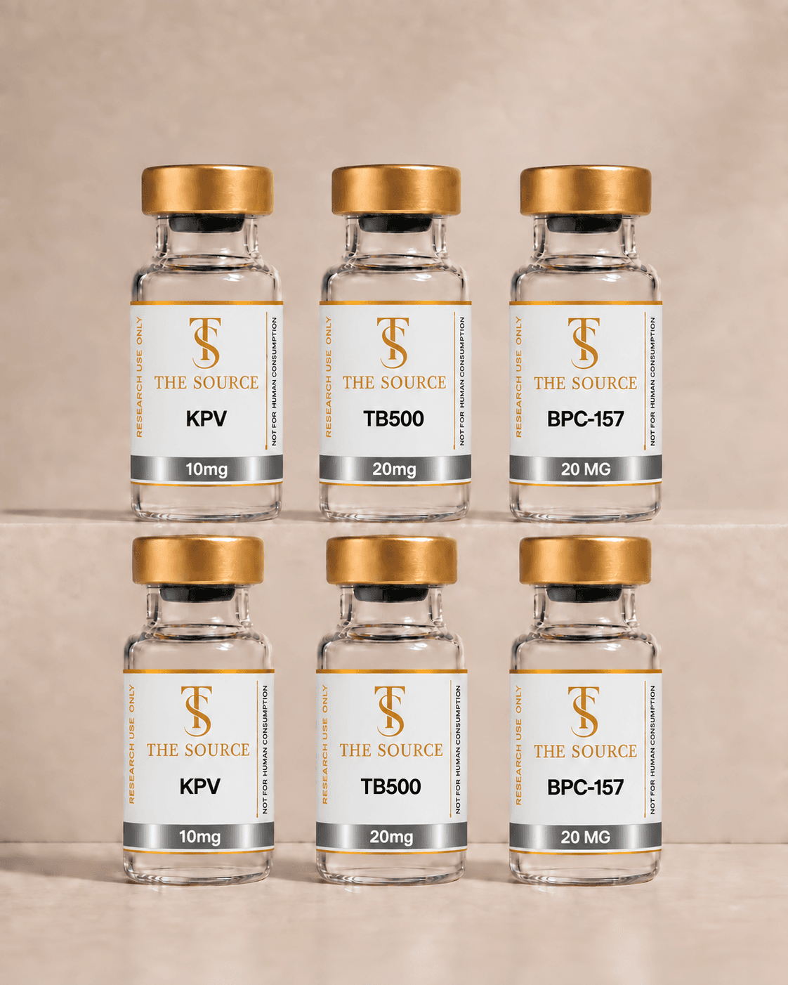 The Restore, 6 vials · KPV + TB-500 + BPC-157, The Source collection